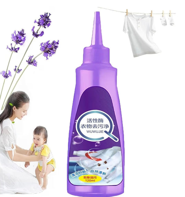 Active Enzyme clothing stain removal Agent,stain remover,clothing stain remover (pack of 1 )